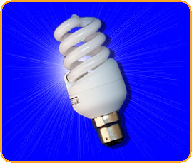 13W BC Low energy spiral bulb